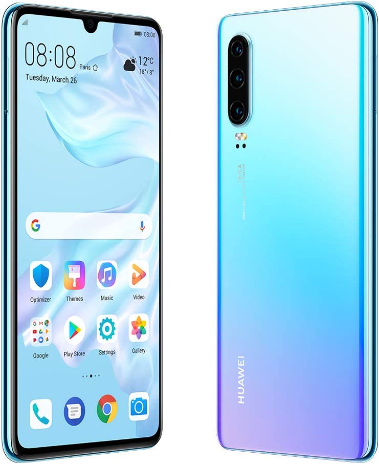 Huawei P30 128GB+6GB RAM (ELE-L29) 6.1" LTE Factory Unlocked GSM Smartphone (International Version) - Breathing Crystal - Image 4